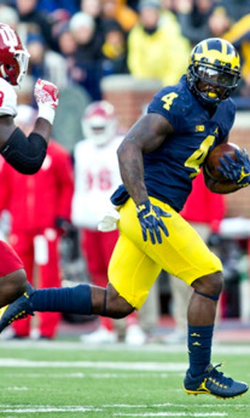 Without Speight, No. 4 Michigan shakes off Indiana, 20-10